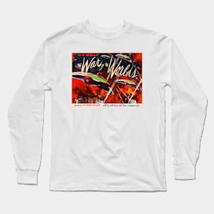 THE WAR OF THE WORLDS Retro Sci-Fi Film H.G Wells Vintage Movie Long Sleeve T-Shirt